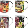 Ars mundi Keramik & Gläser<4 Becher »Magic Mugs 2021« im Set nach Hundertwasser