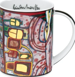 Ars mundi Keramik & Gläser<4 Becher »Magic Mugs 2021« im Set nach Hundertwasser