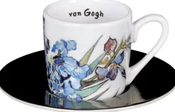 Ars mundi Keramik & Gläser<4 Espressotassen mit Künstlermotiven nach van Gogh