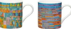 Ars mundi Keramik & Gläser<2 Kaffeebecher mit Künstlermotiven im Set nach Paul Klee