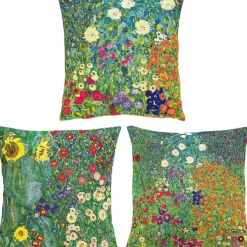 Ars mundi Decken & Kissen<3 Kissenhüllen mit Motiven nach Klimt im Set