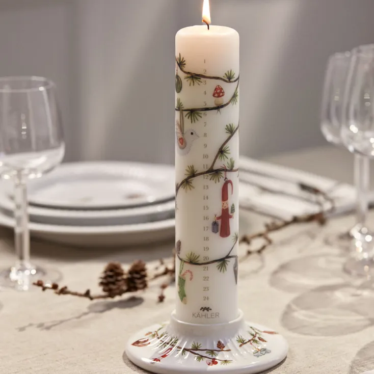 Kähler Kerzen & Raumdüfte<Adventskalenderkerze »Hammershøi«