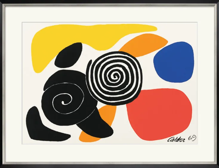 Ars mundi Alle Werke<Alexander Calder: Bild »Spirals and Petals« (1969)