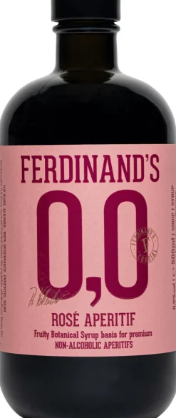 Ferdinand's Alkoholfrei<Alkoholfreier Rosé Aperitif Ferdinand's 0,0 Cordial