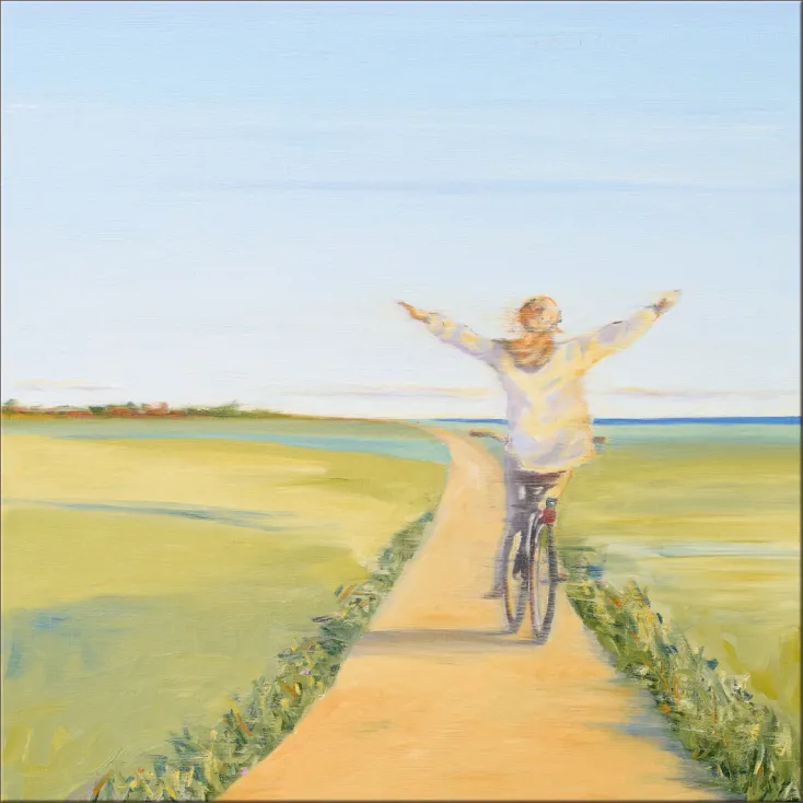 Ars mundi Alle Werke<Anja Struck: Bild »Ich atme die Freude in mein Herz« (2024)