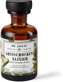 Dr. Jaglas Korn, Brand, Geist<»Artischocken-Elixier« (Kräuterbitter)