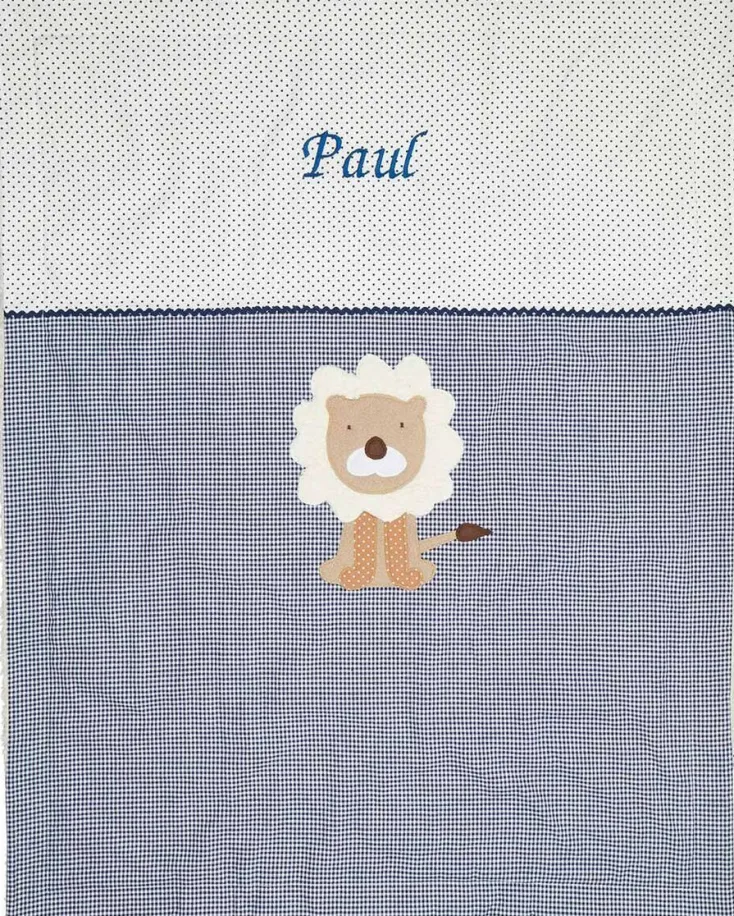 Kinder Glückspilz Geburt|Textilien<Baby-Kuscheldecke »Löwe«