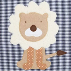 Kinder Glückspilz Geburt|Textilien<Baby-Kuscheldecke »Löwe«