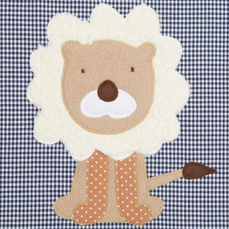 Kinder Glückspilz Geburt|Textilien<Baby-Kuscheldecke »Löwe«