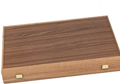 Kinder MANOPOULOS Spiele & Puzzle|Spiele Für Erwachsene<Backgammon aus Eichen- und Walnussholz mit blauen Intarsien
