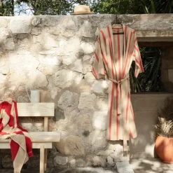 ferm LIVING Bettwäsche & Handtücher<Bademantel »Field«, Baumwolle & Leinen