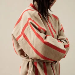 ferm LIVING Bettwäsche & Handtücher<Bademantel »Field«, Baumwolle & Leinen