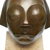 Ars mundi Alle Skulpturen|Bronze<Barlach, Ernst: Wandobjekt »Kopf des Güstrower Ehrenmals«