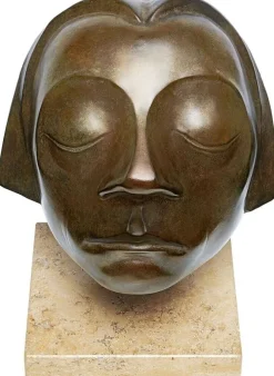 Ars mundi Alle Skulpturen|Bronze<Barlach, Ernst: Wandobjekt »Kopf des Güstrower Ehrenmals«