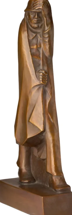 Ars mundi Alle Skulpturen|Bronze<Barlach: Skulptur »Wanderer im Wind«