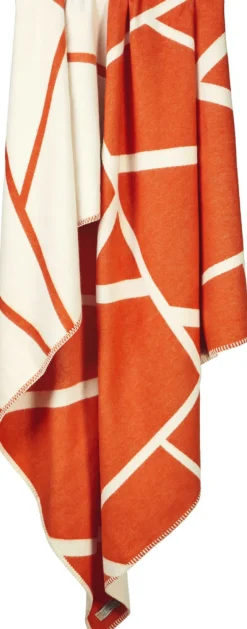 Tweedmill Decken & Kissen<Baumwolldecke »Twig«, Zimtrot