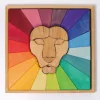 Kinder GRIMM’S Holzspielzeug<Bauspiel »Regenbogenlöwe«