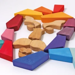 Kinder GRIMM’S Holzspielzeug<Bauspiel »Regenbogenlöwe«