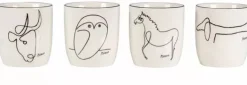 Ars mundi Keramik & Gläser<Becherset »Animaux« nach Picasso