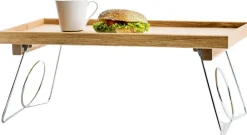 Sagaform Zubereiten & Servieren<Bett-Tablett »Oak« mit einklappbaren Beinen, Eiche