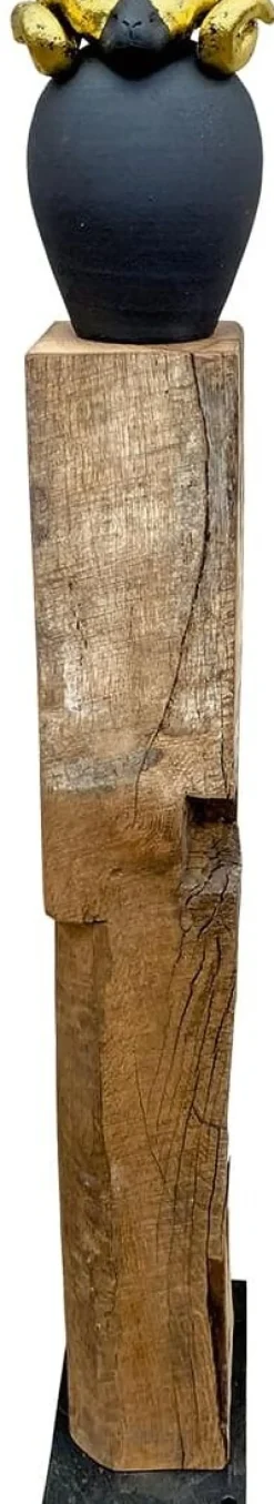 Ars mundi Gartendekoration|Alle Skulpturen<Boerner, Susanne: Gartenstele »Hauswächter Widder II«