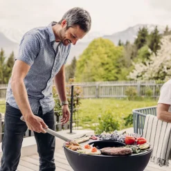 höfats GmbH Gartenmöbel<»BOWL 57« Plancha-Grillset hoch