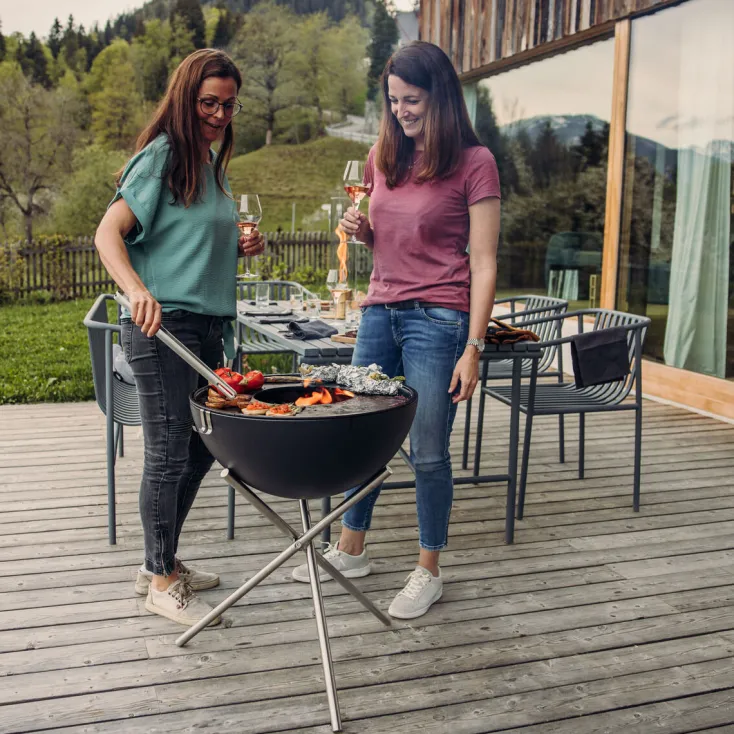 höfats GmbH Gartenmöbel<»BOWL 57« Plancha-Grillset hoch