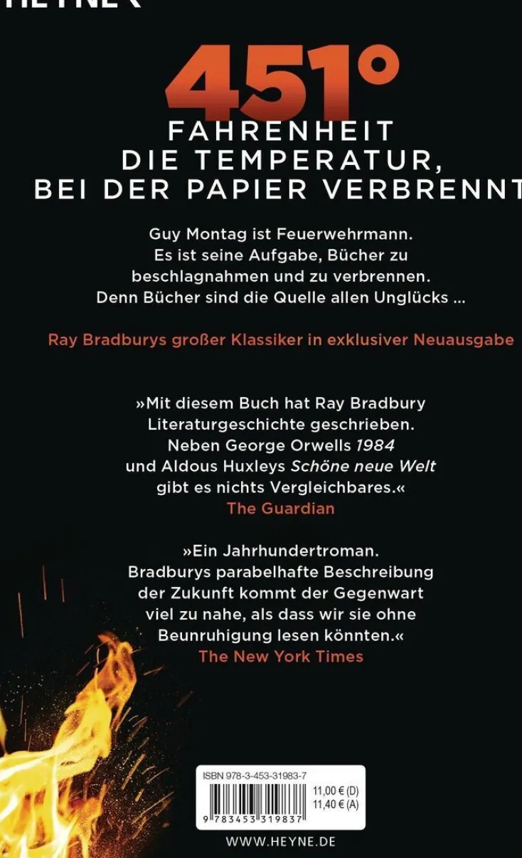 ZEIT Buchhandlung Romane<Bradbury, Ray: Fahrenheit 451