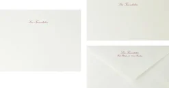 Bethge Concept Schreibwaren & Accessoires|Papier & Karten<Briefpapier Miniformat, Kirschrot