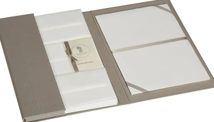 Rössler Schreibwaren & Accessoires<Briefpapiermappe mit edlem Büttenpapier
