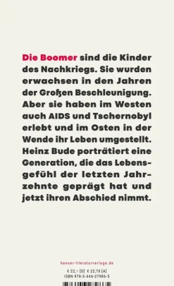 ZEIT Buchhandlung Sachbücher<Bude, H: Abschied von den Boomern