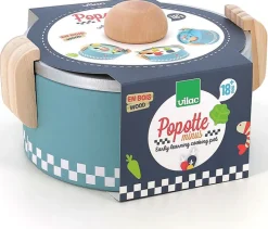 Kinder VILAC Nikolausgeschenke|Holzspielzeug<Bunter Spielkochtopf