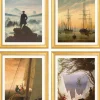 Ars mundi Alle Werke<Caspar David Friedrich: ​ 4 Bilder im Set