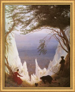 Ars mundi Alle Werke<Caspar David Friedrich: Bild »Kreidefelsen auf Rügen« (1818), gerahmt