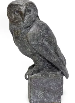 WELTKUNST Bronze<Christoph Fischer: »Schleiereule«, 2022 Bronze