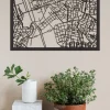 City Shapes Wandbilder & Wanddekoration<Citymap »Leipzig« aus Holz