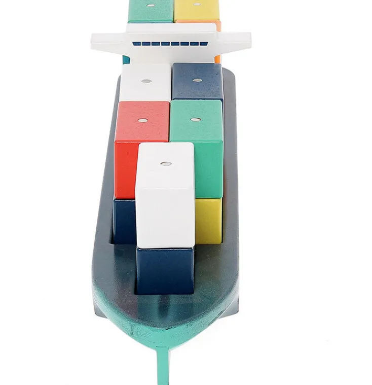 Kinder VILAC Holzspielzeug<Container Schiff