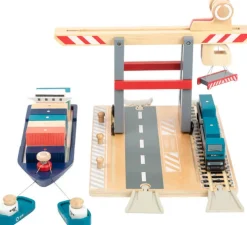 Kinder Small Foot Holzspielzeug<Container Terminal mit Zubehör