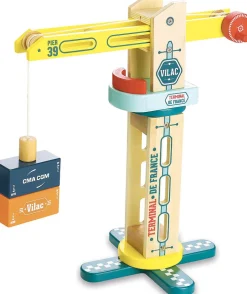 Kinder VILAC Holzspielzeug<Container-Kran aus Holz »ity«