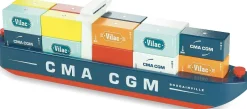 Kinder VILAC Holzspielzeug<Containerschiff aus Holz »ity«