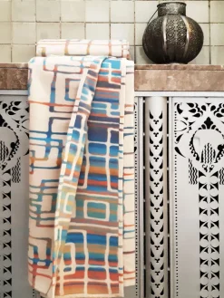 Corbezzoli Decken & Kissen<!® Baumwolldecke »Meandro«