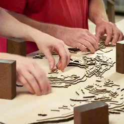 CUTTING BROTHERS Wandbilder & Wanddekoration<3-D Holzkarte »Sylt«