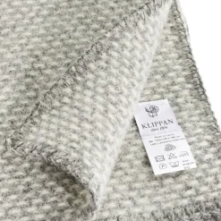 Klippan Yllefabrik Decken & Kissen<Decke »Domino« aus 100% Lammwolle