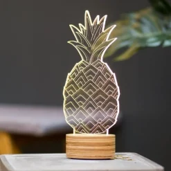Studio Cheha LTD Tisch- & Leseleuchten|Schreibtischleuchten<3D-Lampe #Pineapple