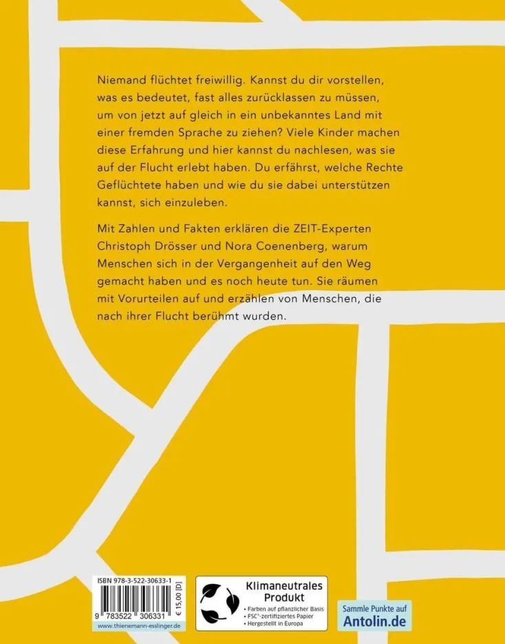 Kinder ZEIT Buchhandlung Sachbücher|Kinderbücher Ab 9 Jahre<Drösser, C / Coenenberg, N: Wir mussten flüchten