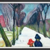 Ars mundi Alle Werke<Edvard Munch: ​ Bild »Allee im Schneegestöber« (1906)