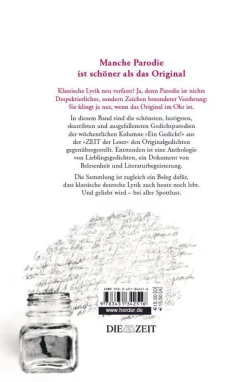 DIE ZEIT Geschenkbücher<Ein Gedicht!