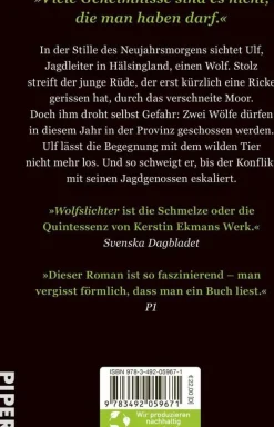 ZEIT Buchhandlung Romane<Ekman, Kerstin: Wolfslichter