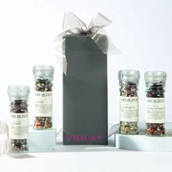 VIOLAS‘ GmbH Sondereditionen|Gewürze & Senf<4er ZEIT Gewürzmühlen-Set