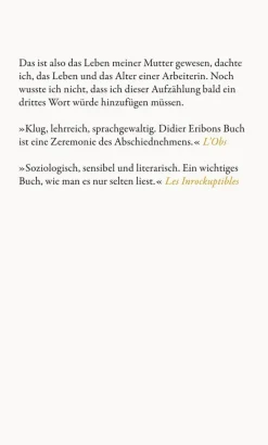 ZEIT Buchhandlung Romane<Eribon, D: Arbeiterin